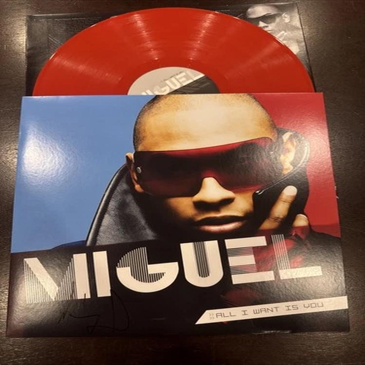 *SIGNED* Miguel - All I Want Is You [Opaque Red Vinyl] NEW Vinyl Autograph Pop