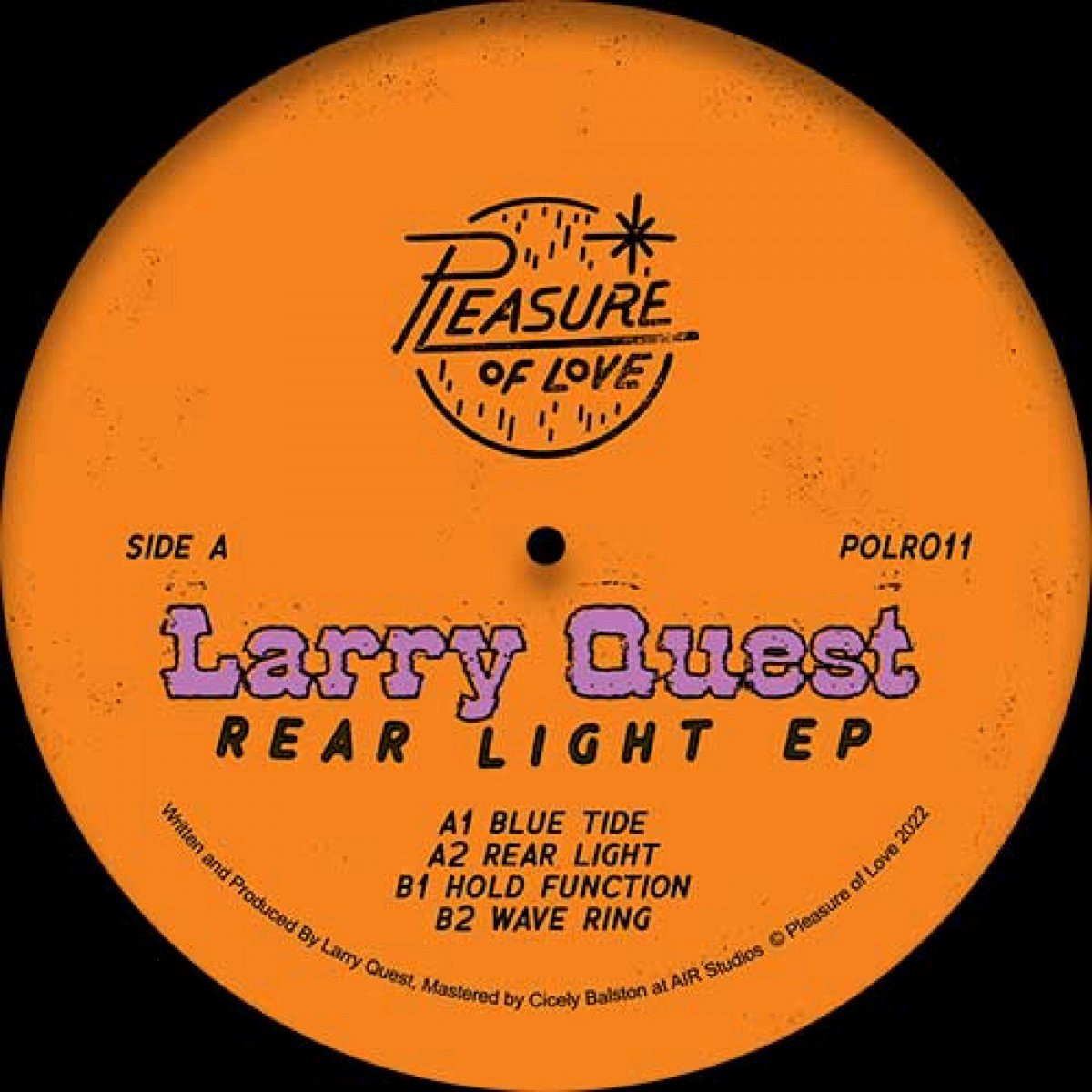 Larry Quest - Rear Light EP